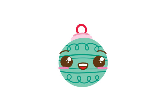 Christmas Ball Decorations Vector Cute Illustrations