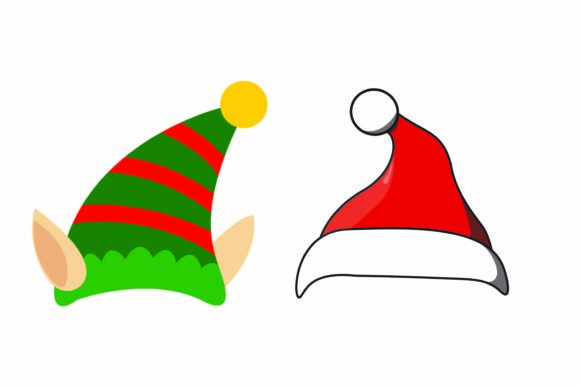 Christmas Cap Season Illustration Vector for Local Branding