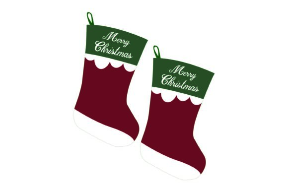 Christmas Cute Socks 097 Illustrations for Branding