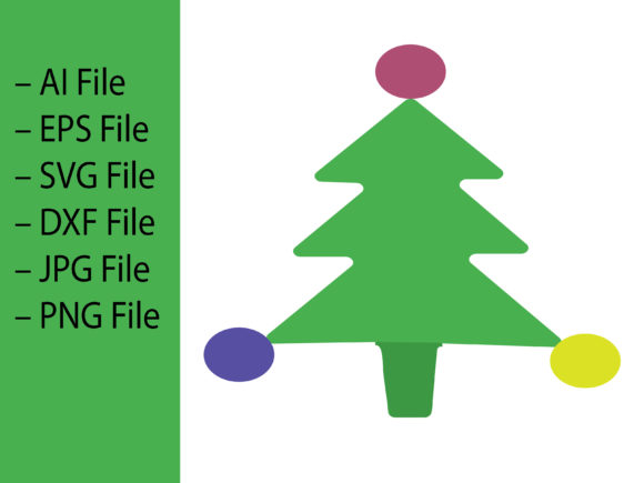 Christmas Tree Vector with Artboards-c11