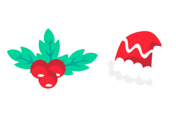 Mistletoe and Hat Christmas Asset